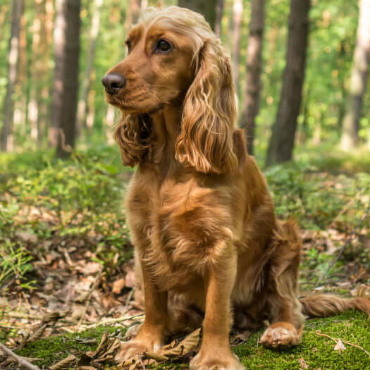 English fashion cocker spaniel dog breeds